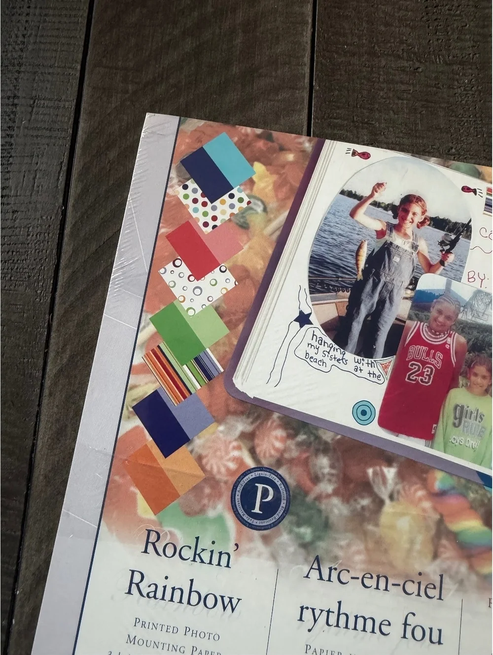 Creative Memories Rockin’ Rainbow Printed Photo Mounting Paper from 2004
